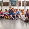 Uczniowie klasy 5a na wystawie „Anne Frank. Historia współczesna”